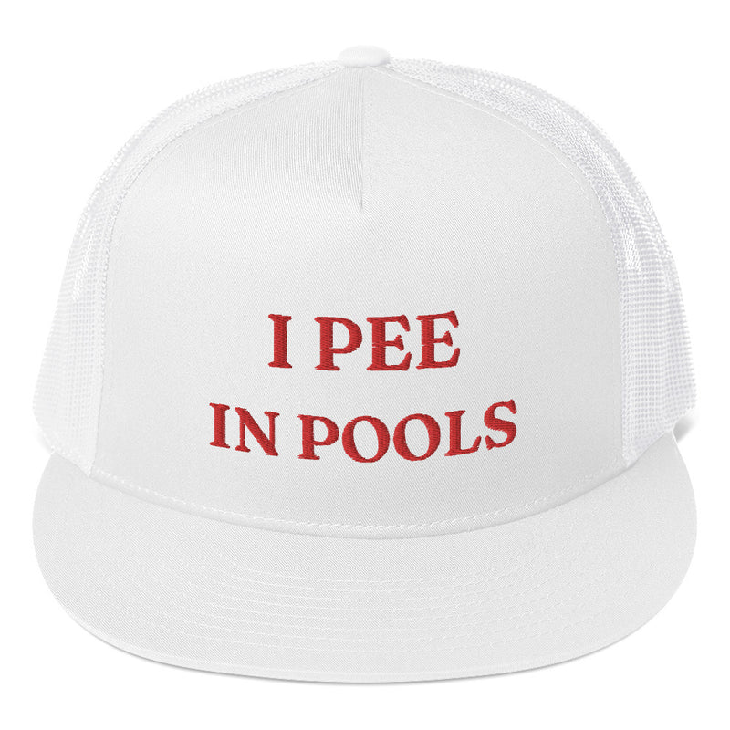 I Pee in Pools Trucker Cap