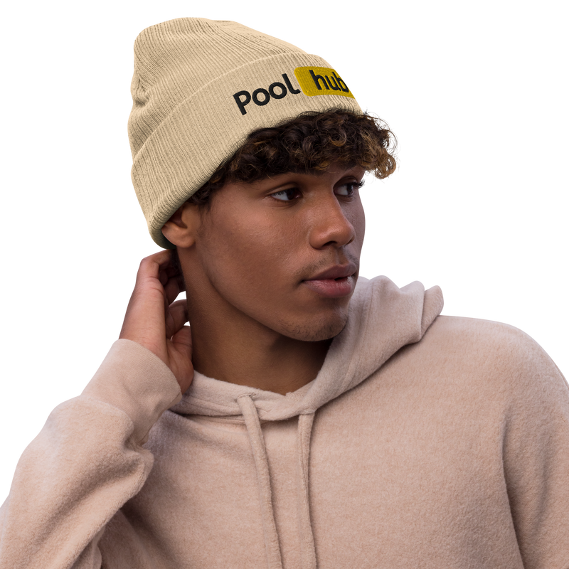 Pool Hub Ribbed Knit Beanie