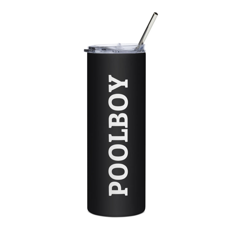 POOLBOY Black Stainless Steel Tumbler