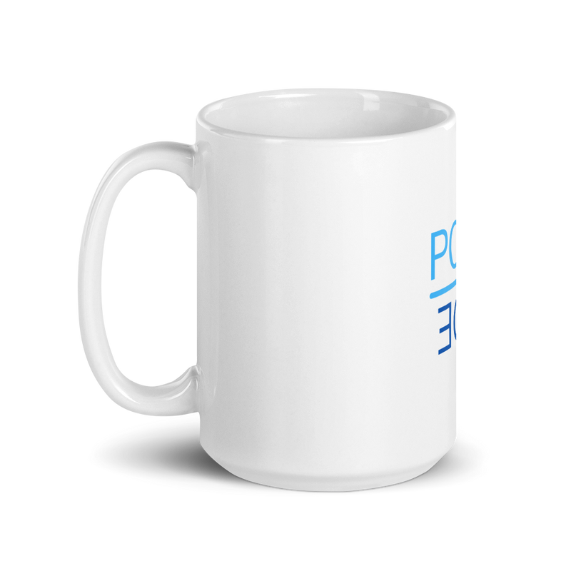 POOL | SIDE White Glossy Mug