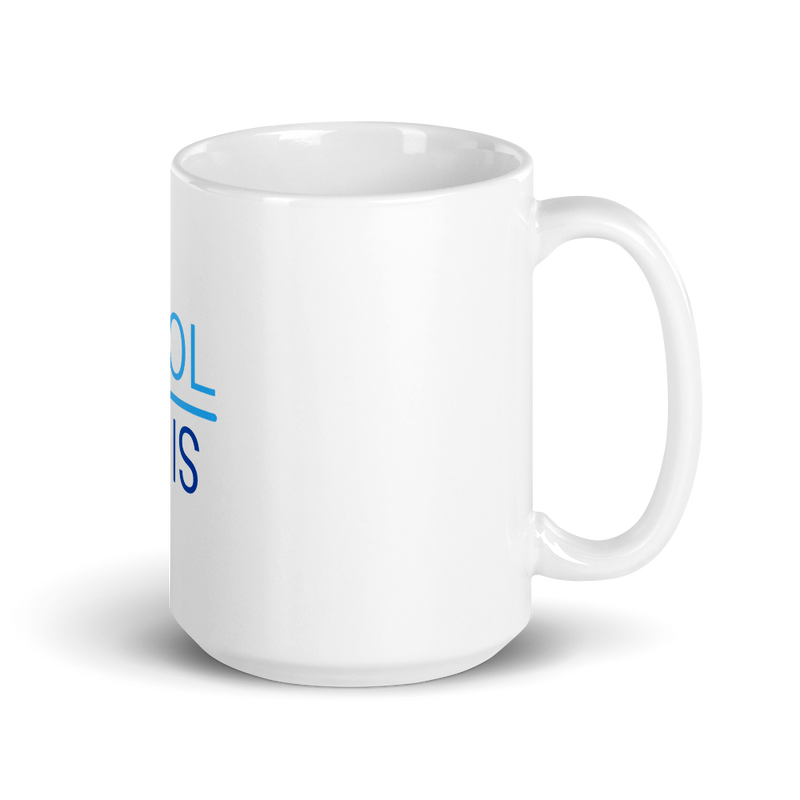 POOL | SIDE White Glossy Mug